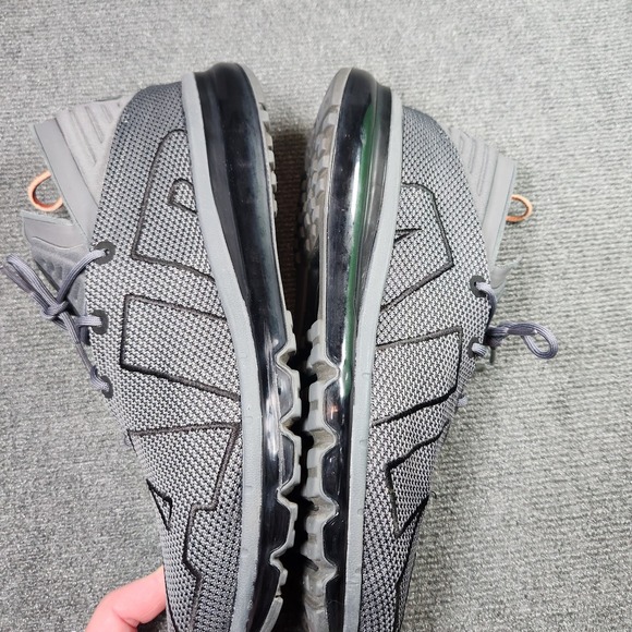 Nike Air Max Flair Shoes Men 11 Running Trainers Gray Sneaker 942236 Workout - Picture 3 of 8